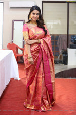 Elegant Soft Lichi Silk Saree with Rich Jacquard Work image 3