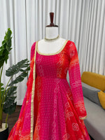 Premium Faux Georgette Anarkali 3-Piece Set with Dupatta image 7