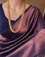 Elegant Soft Lichi Silk Saree with Rich Jacquard Weaving & Designer Pallu image 4