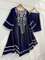 Elegant Reyon Cotton 2-Piece Set with Real Mirror Work image 19