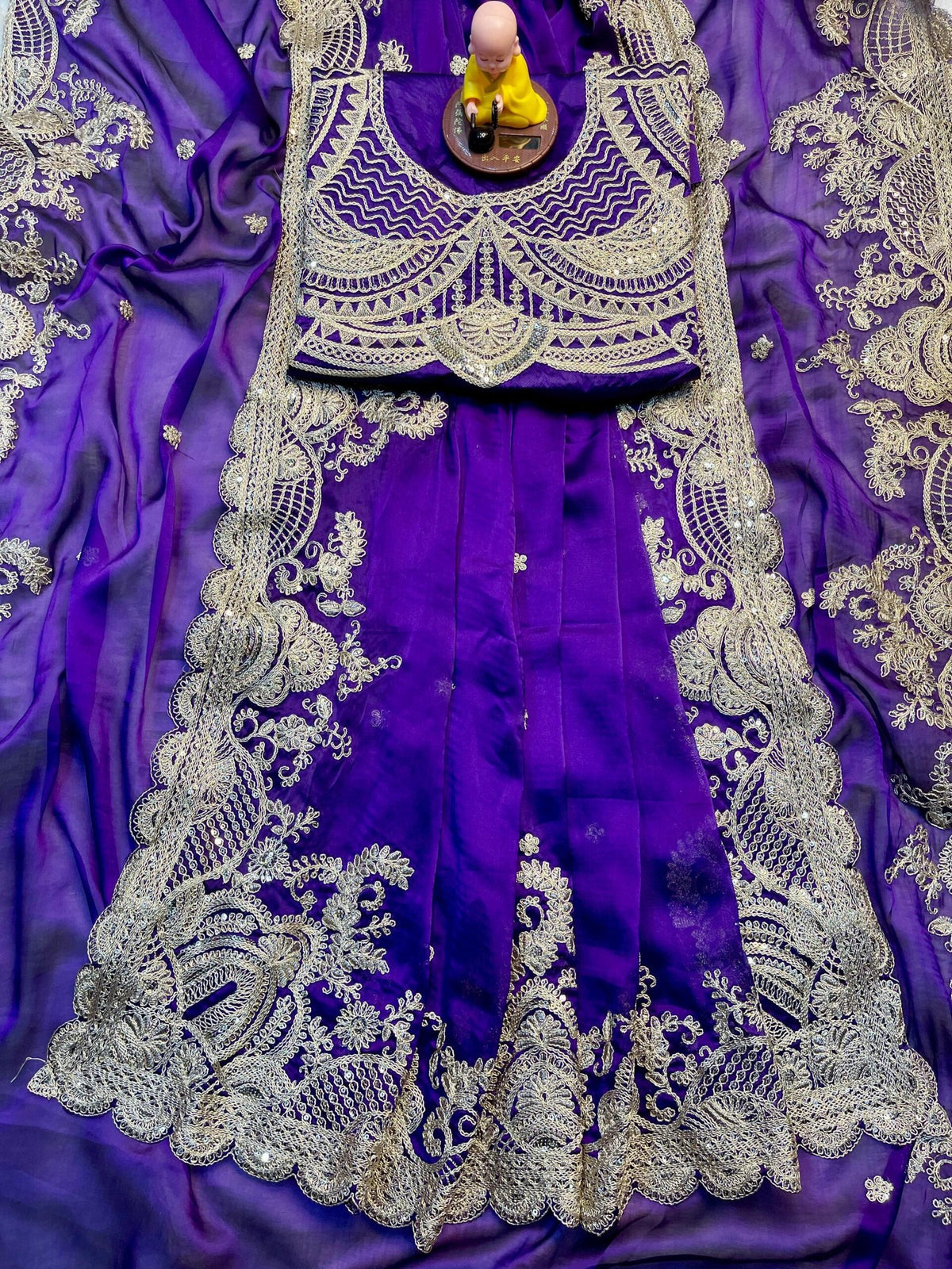 Radiant Rangoli Silk Saree with C Pallu & Embroidered Blouse. image 2