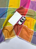 Chic Plain Linen Saree with Digital Print & Fumka Latkan – Paired with Bangalori Satin Blouse image 1