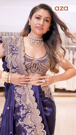 Radiant Rangoli Silk Saree with C Pallu & Embroidered Blouse. image 0