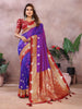 Sanmati - Pure Handloom Kalamkari Silk Saree with Zari Border & Grand Pallu | Premium Sustainable Saree