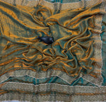 Tamanah Fendi Space Silk Saree with All-Over Jarkhan Work | Running Embroidered Blouse | Designer Party & Festive Wear
