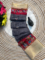 Ajarakha Prisam Dola Silk Saree with Jacquard Border | Super Soft Fabric | Traditional Elegance