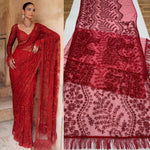 New Bollywood Blockbuster Net Saree with Heavy 5MM Multi Sequin Embroidery & Zalar Pallu