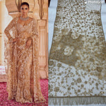 New Bollywood Blockbuster Net Saree with Heavy 5MM Multi Sequin Embroidery & Zalar Pallu