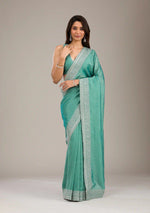Pure Soft Rangoli Saree with Embroidered Bead Work Blouse – Elegant Partywear