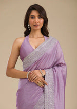 Pure Soft Rangoli Saree with Embroidered Bead Work Blouse – Elegant Partywear