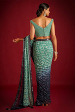 Designer Georgette Saree with Heavy 7mm Sequin & Thread Embroidery