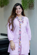 Elegant Mal Cotton Embroidered Kurta Set