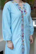 Elegant Mal Cotton Embroidered Kurta Set