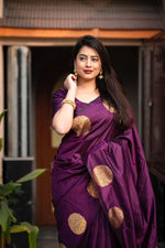 Soft Lichi Silk Saree with Rich Jacquard Weaving