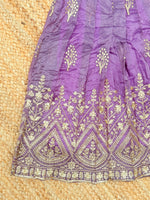 Kids Designer Lahenga Choli – Gold Crush Embroidery Work | Festive & Party Wear