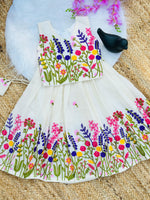 Kids Pure Cotton Silk Lahenga Choli – Thread Border Work | Festive & Party Wear