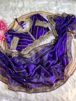 Pure Soft Zimmy Choo Silk Saree with Embroidery & Sequins