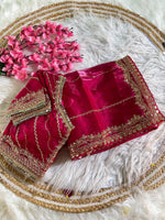 Pure Soft Zimmy Choo Silk Saree with Embroidery & Sequins