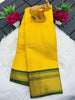 Kanchivaram Silk Saree – Pure Mercerised Silk with Exclusive Zari Checks & Contrast Blouse