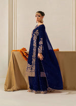 Elegant Foux Georgette Top-Plazo-Dupatta Set with Coding, Sequence & Rivet Moti Work