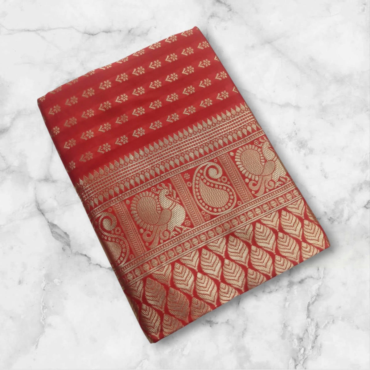 Soft Lichi Silk Saree with Jacquard Work – Traditional & Lightweight