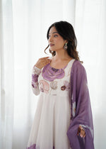 Premium Organza Silk Anarkali Set with Dupatta