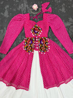 Premium Faux Georgette Designer Lehenga Choli with Digital Print & Gota Patti Work | Ready to Wear
