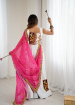 Heavy Rayon Gamthi Work Lehenga Choli with Faux Georgette Dupatta | Full Stitched Ready to Wear