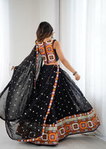 Heavy Faux Georgette Lehenga with Gamthi, Real Mirror & Sequence Work | Rayon Blouse & Georgette Dupatta | Ready to Wear