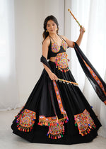 Designer Heavy Rayon Lehenga Choli with Real Mirror Work & Georgette Dupatta – Full Stitched