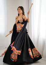 Designer Heavy Rayon Lehenga Choli with Real Mirror Work & Georgette Dupatta – Full Stitched