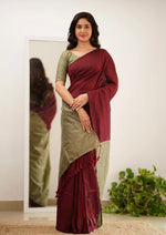 Mal Cotton Saree with Contrast Blouse & Pallu | Beautiful Latkans | Premium Quality