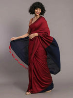 Mal Cotton Saree with Contrast Blouse & Pallu | Beautiful Latkans | Premium Quality