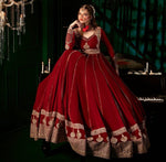 Designer Foux Georgette Anarkali 3-Piece Set with Sequins Work image 0