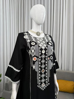 Elegant Reyon Cotton 2-Piece Set with Real Mirror Work image 8