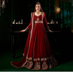 Designer Foux Georgette Anarkali 3-Piece Set with Sequins Work image 1
