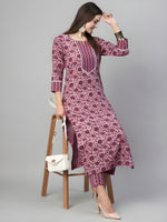 Zoya Women Kurti with Pant Set | Slub Cotton | Super Heavy Premium Quality