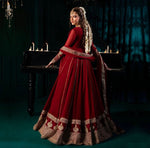 Designer Foux Georgette Anarkali 3-Piece Set with Sequins Work - XXL image
