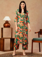 Panghat Slub Cotton Kurti with Pant Set | Womenβs Stylish Daily & Festive Wear