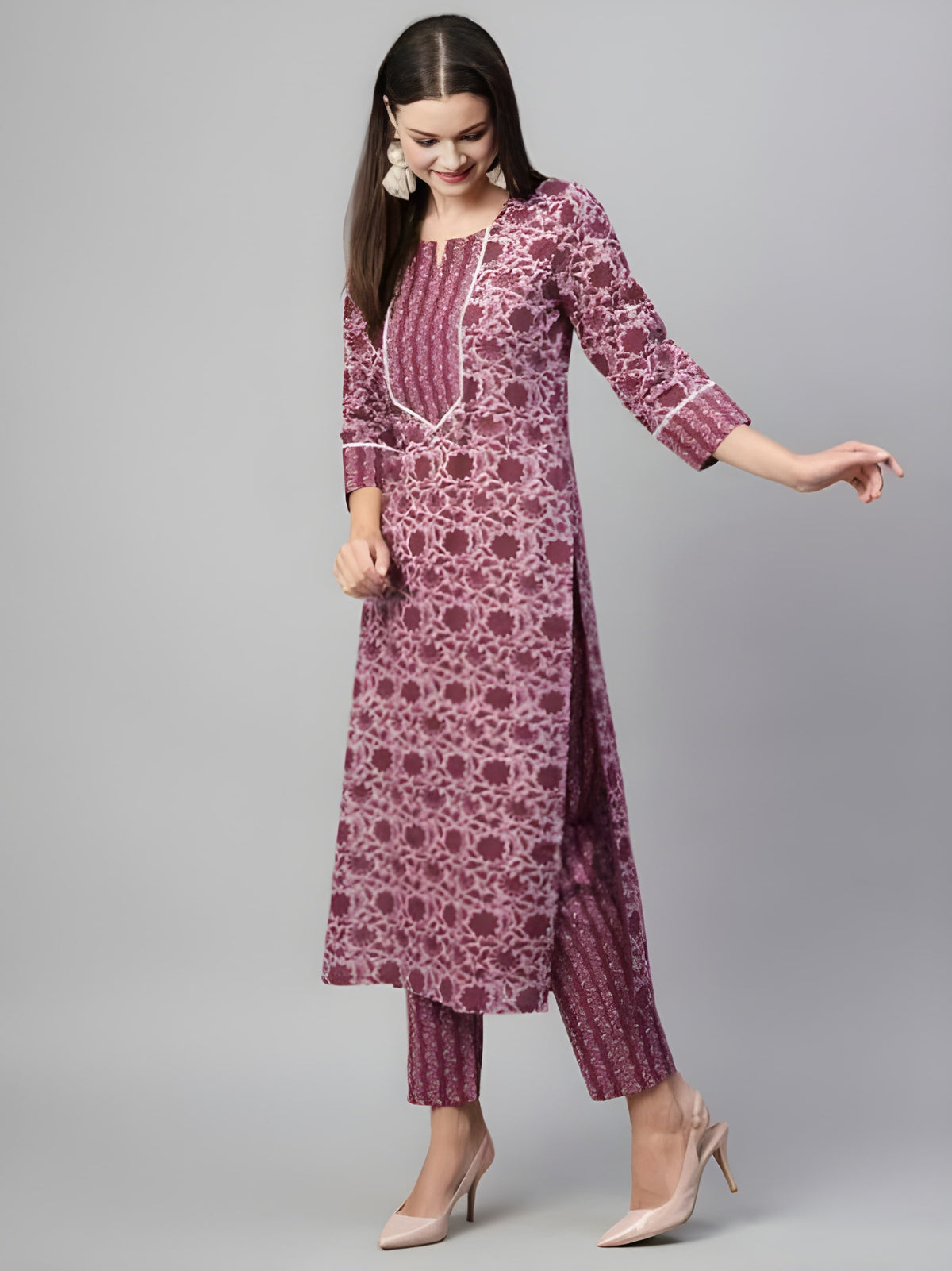 Zoya Women Kurti with Pant Set | Slub Cotton | Super Heavy Premium Quality
