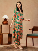 Panghat Slub Cotton Kurti with Pant Set | Womenβs Stylish Daily & Festive Wear