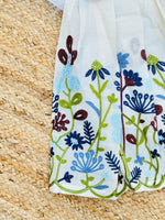 Kids Pure Cotton Silk Lehenga Choli with Border Thread Work | Adjustable Drawstring & Tassels