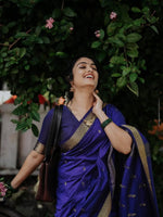 Meloni β New Lilan Soft Cotton Saree with Rich Weaving Blouse | Premium Quality