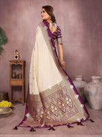 Sanmati - Pure Handloom Kalamkari Silk Saree with Zari Border & Grand Pallu | Premium Sustainable Saree