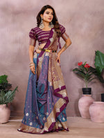 Sanmati - Pure Handloom Kalamkari Silk Saree with Zari Border & Grand Pallu | Premium Sustainable Saree
