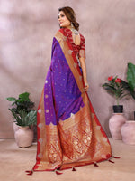 Sanmati - Pure Handloom Kalamkari Silk Saree with Zari Border & Grand Pallu | Premium Sustainable Saree