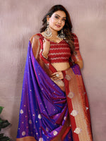 Sanmati - Pure Handloom Kalamkari Silk Saree with Zari Border & Grand Pallu | Premium Sustainable Saree
