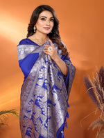 Ruby Collection - Premium Summer Banarasi Silk Saree with Gala Weaving | Wedding & Festive Wear