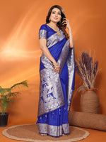 Ruby Collection - Premium Summer Banarasi Silk Saree with Gala Weaving | Wedding & Festive Wear