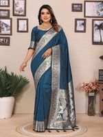 Ruby Collection - Premium Summer Banarasi Silk Saree with Gala Weaving | Wedding & Festive Wear